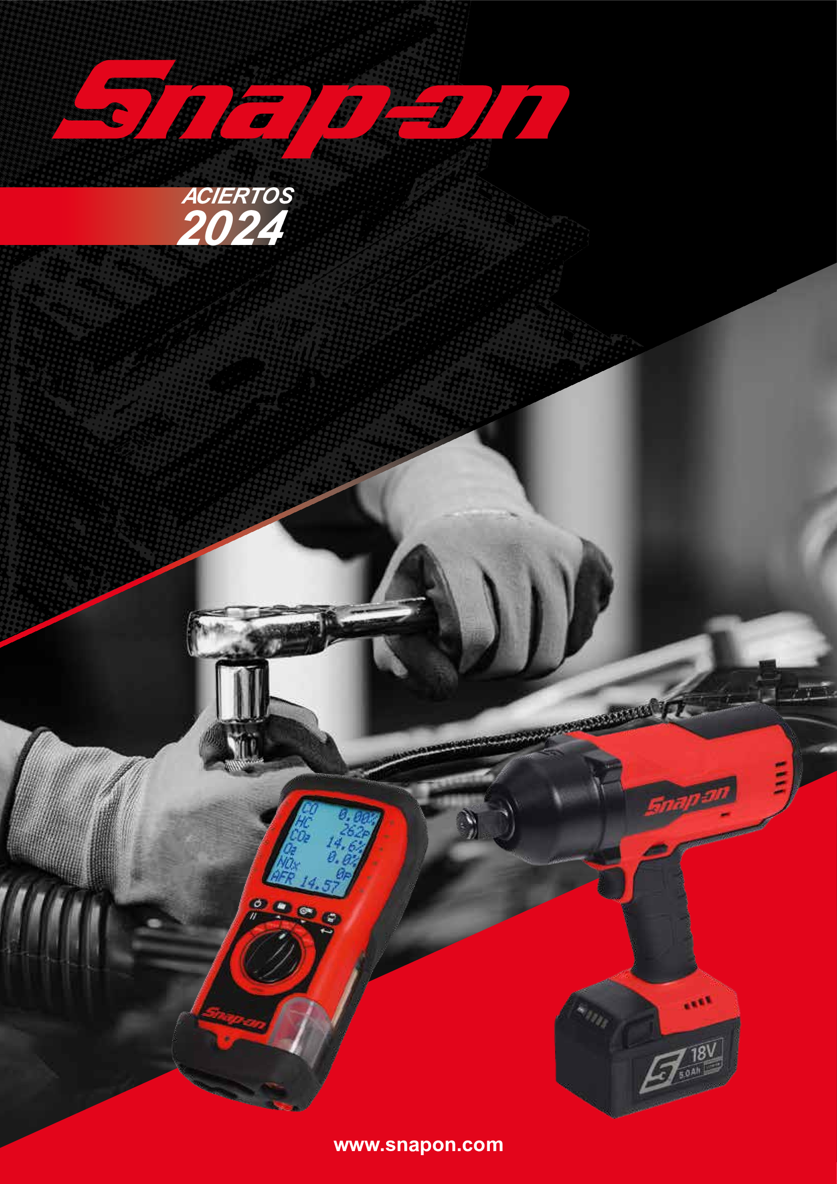 Folleto promocional Snap On 2024